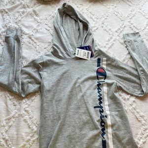 Gray Champion Boys Medium Athletic Long Sleeve